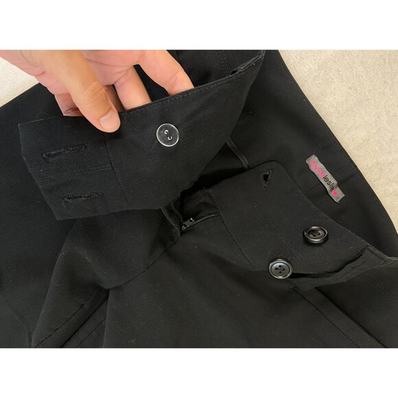 Joyce Leslie Women’s Black Dress Pants Size 1P Stretch Flare Career Work Office - Picture 3 of 8